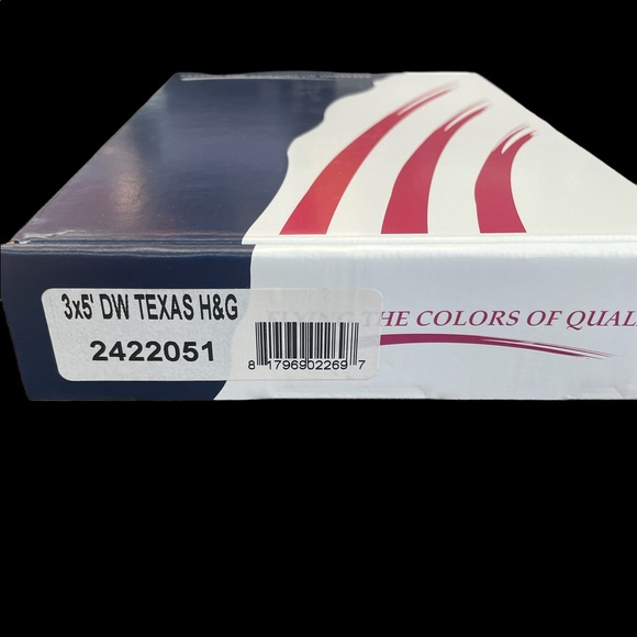 🌞Sewn TEXAS flag! NEW IN BOX - Picture 2 of 3